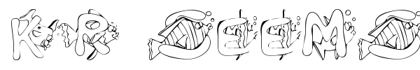 KR Seems Fishy To Me font preview